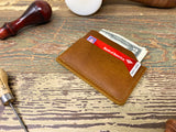 Saddle Tan Card Wallet