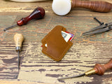 Minimalist Saddle Tan Card Wallet