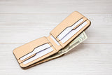 Mens Bifold Wallet - Natural