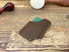 Brown Minimalist Card Wallet