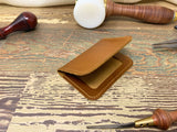 Handmade Leather Wallet Saddle Tan