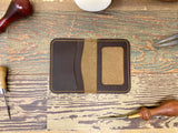 Mens Leather Wallet ID Card Wallet