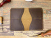 Brown Leather Passport Wallet