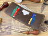 Brown Trifold Leather Wallet