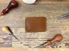 Brown ID Leather Card Wallet